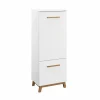 Kommode – Alpinweiß – 2 Drehtüren – 127 Cm Hoch 5