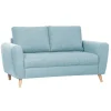 2-Sitzer-Sofa – Aqua – Webstoff 5