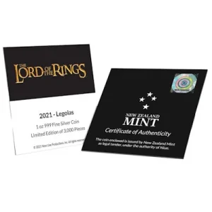Niue – 2 NZD Herr Der Ringe: (5.) Legolas(TM) 2021 – 1 Oz Silber 11