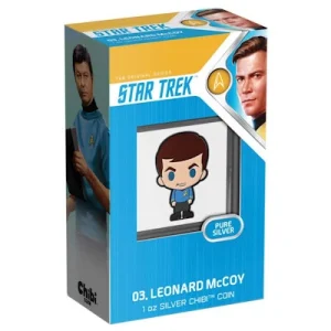 Niue – 2 NZD Chibi Star Trek (3.) Dr. McCoy(TM) 2022 – 1 Oz Silber 12
