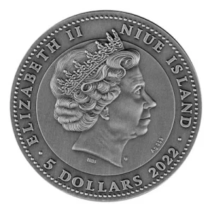 Niue – 5 NZD Alchemist 2022 – 2 Oz Silber Glow In The Dark 8