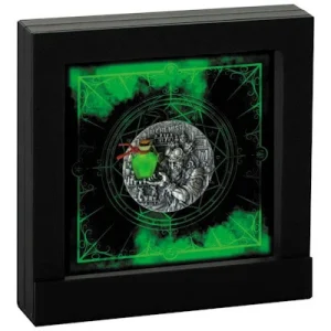 Niue – 5 NZD Alchemist 2022 – 2 Oz Silber Glow In The Dark 12