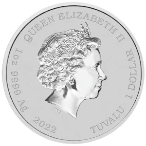 Tuvalu – 1 TVD Street Fighter (2.): Chun Li Blister 2022 – 1 Oz Silber BLISTER 12