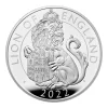 Großbritannien – 10 GBP Tudor Beasts (2.) Lion Of England 2022 – 5 Oz Silber PP 10