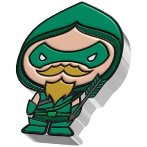 Niue – 2 NZD Chibi DC (14.) Green Arrow(TM) 2021 – 1 Oz Silber 8