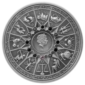 Samoa – 5 Dollar Olympians & Zodiac: Hephaestus VS Waage 2021 – 2 Oz Silber 9