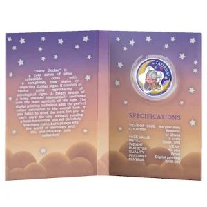 Ghana – Baby Sternzeichen Serie (3.) Fisch/Pisces- 1/2 Oz Silber 12