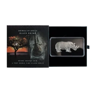 Solomon Islands – 2 Dollar African Black Rhino 2022 – 1 Oz Silber 9