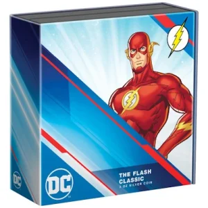 Niue – 10 NZD Classic Superheroes (2.) The Flash(TM) 2022 – 3 Oz Silber PP 15