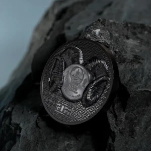 Mongolei – 1.000 Togrog Magnificent Argali 2022 – 2 Oz Silber Black Proof 15