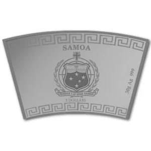 Samoa – 5 Dollar Fächerserie (2.) Lunar Jahr Des Hasen 2023 – Silber 6
