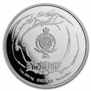 Niue – 4 NZD 25 Jahre Yu Gi Oh! 2 Coin Set Joey Wheeler / Black Dragon 2022 – 2*1 Oz Silber Color 15