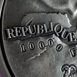 Tschad – 10000 Francs Howling Wolf In Northern Lights 2022 – 2 Oz Silber 15