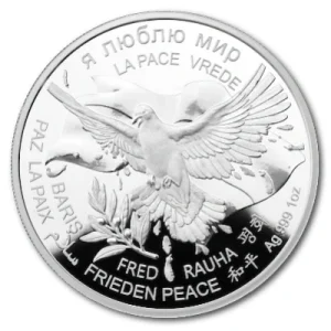 Niue – 2 NZD Frieden Peace 2022 – 1 Oz Silber 8