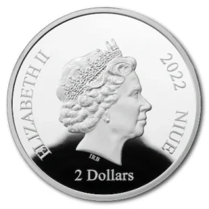 Niue – 2 NZD Frieden Peace 2022 – 1 Oz Silber 10