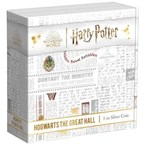 Niue – 2 NZD Harry Potter(TM) Hogwarts(TM): Die Große Halle – 1 Oz Silber 15