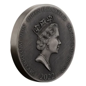 Niue – 2 NZD Bibelserie Der Tode Jesus (The Dead Christ) 2022 – 2 Oz Silber 8