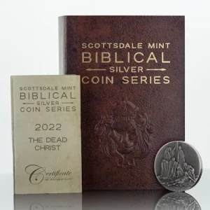 Niue – 2 NZD Bibelserie Der Tode Jesus (The Dead Christ) 2022 – 2 Oz Silber 10