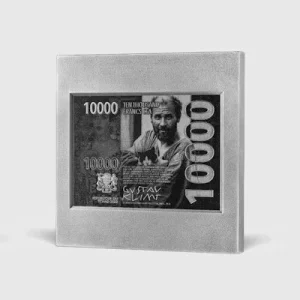 Tschad – 10000 Francs Gustav Klimt: Adele Bloch Bauer I 2022 – 2 Oz Silber AntikFinish 9