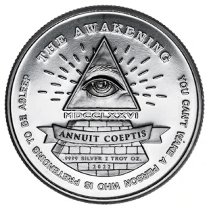 USA – The Awakening: Liberty 2022 – 2 Oz Silber BU HighRelief 7