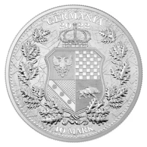 Germania Mint – 10 Mark Polonia & Germania 2022 – 2 Oz Silber 9