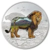 Mongolei – 1000 Togrog Into The Wild: Löwe (Lion) 2022 – 2 Oz Silber 16