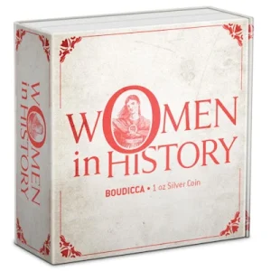 Niue – 2 NZD Women In History: Boudicca (2.) 2022 – 1 Oz Silber PP Color 15