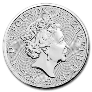 Großbritannien – 5 GBP Tudor Beasts (2.) Yale Of Beaufort 2023 – 2 Oz Silber 9