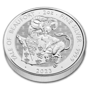 Großbritannien – 5 GBP Tudor Beasts (2.) Yale Of Beaufort 2023 – 2 Oz Silber 11