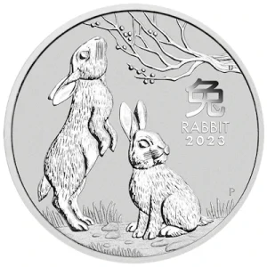 Australien – 2 AUD Lunar III Hase 2023 – 2 Oz Silber 7