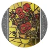 Ghana – 10 Cedis Meisterstücke: Van Gogh Sunflowers 2022 – 2 Oz Silber 13