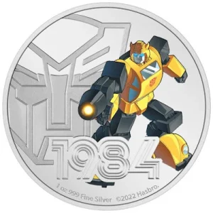 Niue – 2 NZD Transformers (2.) Bumble Bee 2022 – 1 Oz Silber PP 9