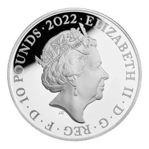 Großbritannien – 10 GBP City Views (2.) Rom (Rome) 2022 – 5 Oz Silber PP 8