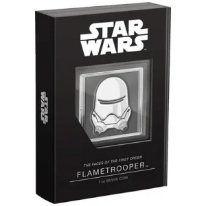 Niue – 2 NZD Star Wars(TM) Faces Of The First Order(TM) (5.) Flametrooper(TM) – 1 Oz Silber PP Color 15