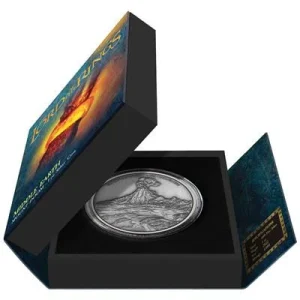 Niue – 2 NZD Herr Der Ringe(TM): (4.) Schicksalsberg 2022 – 1 Oz Silber Antik Finish 13