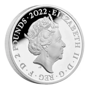 Großbritannien – 2 GBP Music Legends The Rolling Stones 2022 – 1 Oz Silber PP Color 9