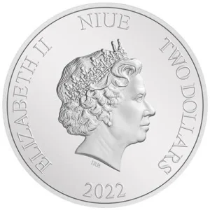 Niue – 2 NZD Transformers(TM) (4.) Grimlock(TM) 2022- 1 Oz Silber PP Color 8