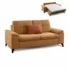 2-Sitzer Schlafsofa – Mais – Dauerschläfer – Mit Kissen 7