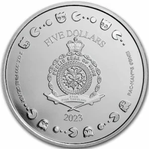 Niue – 5 NZD Pac Man(TM) Circular Maze 2023 – 2 Oz Silber PP Color 8