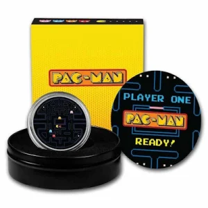 Niue – 5 NZD Pac Man(TM) Circular Maze 2023 – 2 Oz Silber PP Color 12