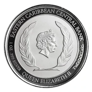 Grenada – 2 Dollar EC8_5 Muskatnussbaum (Nutmeg Tree) 2022 – 1 Oz Silber 11
