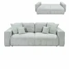 2-Sitzer – Light Grey – Federkern – Mit Funktion 7