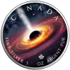 Kanada – 5 CAD Maple Leaf Universum (2.) Schwarzes Loch – 1 Oz Silber Color 14