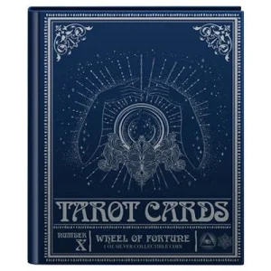 Niue – 2 NZD Tarotkarten (11.) Das Rad Des Schicksals 2023 – 1 Oz Silber 12