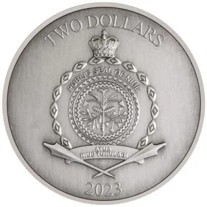 Niue – 2 NZD Herr Der Ringe(TM): (5.) Mordor 2023 – 1 Oz Silber Antik Finish 8