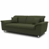 2-Sitzer-Sofa – Grün – Flachgewebe – Verschiedene Ausführungen 5
