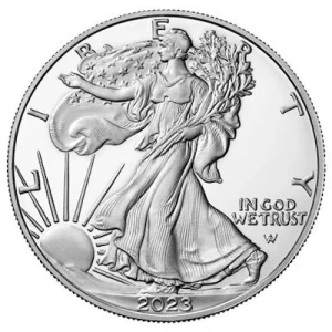 USA – 1 USD TYPE 2 Silver Eagle 2023 – 1 Oz Silber PP 9