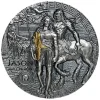 Niue – 5 NZD Argonauten:Jason Und Chiron(1.) 2022 – 2 Oz Silber Antik Finish High Relief 14