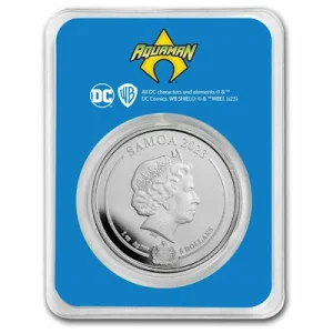 Samoa – 5 Dollar DC Comics(TM) 2. Aquaman(TM) 2023 – 1 Oz Silber Color 9