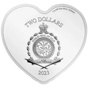 Niue – 2 NZD Disney(TM) Love Mickey(TM) Und Minnie(TM) 2023 – 1 Oz Silber PP Color 8